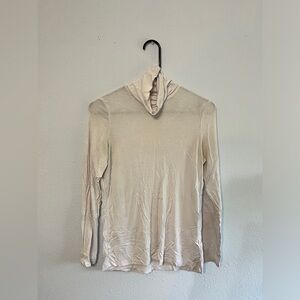 Thin White Turtleneck